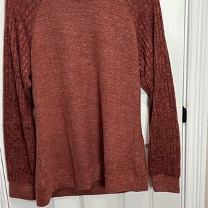 Rust Orange Knit Sweater